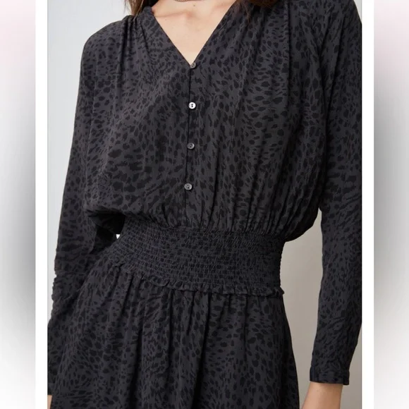 Rails spotted slate jasmine Leopard Print Dress - Picture 2 of 6